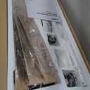 Ceiling Fans with Lights, 56 inch Low Profile Ceiling Fan with Light and Remote Control, Flush Mount, 3CCT, Dimmable, Quiet Reversible Motor, Modern Ceiling Fan for Bedroom Indoor/Outdoor Use (Wood)