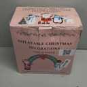 12 Ft Lighted Christmas Inflatable Archway, Inflatable Santa Claus and Snowman Arch Indoor and Outdoor Holiday Decorations, Built-in Led Lights, Large Outdoor Patio Decorations Garden Props