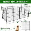6 Panels Chicken Wire Plant Protectors, 14.26ft(L) x 24in(H) Plant Protectors from Animals, Raised Garden Bed Fencing, Garden Protection Bunny Barricades from Chicken Squirrels for Vegetables