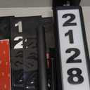 Sensor Brite Solar Powered Address Light, 360-Degree LED House Number Sign, Automatic & Adjustable Solar Address Sign, Includes 40 Numbers 4 X (0 to 9) & 26 Letters (A to Z)