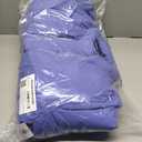 Amazon Essentials Womens Cropped Full-Zip Puffer Jacket (Quilted Matte or Sherpa Fleece) (Large, Purple Blue)