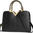 JHVYF Shoulder bags for Women Trendy Crossbody bags Casual Satchels Purse Ladies' Tote Bag (1# Black)