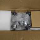 Black Ceiling Light Fixtures - 4-Light Industrial Farmhouse Flush Mount Ceiling Lighting,Vintage Metal Chandelier Ceiling Lamp for Kitchen Living Room Bedroom Hallway Laundry Entryway