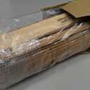 LazBlinds No Tools No Drill Cordless Bamboo Roman Shades, Light Filtering Window Treatment, Roll Up Bamboo Blinds for Windows 30'' W x 72'' H, Brown