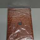 KEROM Compatible for Crocodile MacBook Pro 13 Inch Case 2025-2016 M2 M1 A2338 A2289 A2251 A2159 A1989 A1706 A1708, Textured Aligator Skin Snakeskin PU Leather Hardshell & Keyboard Cover, Brown