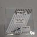 Vicenpal 10 Pcs 7'' Head Gutter Screws with 5" Plastic Ferrule Durable Gutters Nails and Spikes Easy-to-Install Secure Gutter Fasteners for Sagging Gutters and Maintenance (White)