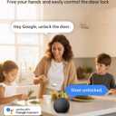 Philips Wi-Fi Smart Door Lock with Handle Set, Keypad Deadbolt for Front Door, Fingerprint Keyless Entry Door Lock with App Remote Control, IP53 Waterproof, Auto Lock, Security Easy Installation