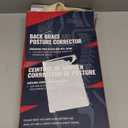 Fit Geno Back Brace Posture Corrector for Men & Women: Shoulder Straightener Adjustable Full Back Support Pain Relief - Scoliosis Hunchback Spine Corrector (Large/X-Large) (Beige)