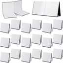 Zhanmai 10 Pcs Blank Game Board 18 x 18 Inches Quad Fold Dry Erase Make Your Own Game Board Folding Cardboard for School Classroom DIY Games Entertainment Activities