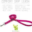 EcoBark Dog Leash - Soft & Reflective Comfort Training Leashes with Padded Handle - Strong Durable Heavy Duty - Training and Pulling for Small, Medium or Large Dogs (Pink)