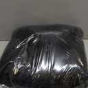 JOLLYVOGUE Calming Small Dog & Cat Bed for Indoor Cats - 20 inches Washable Donut Bed for Kittens & Puppies, Anti-Anxiety Round Fluffy Plush Pet Beds (Fits up to 15 lbs, Black)