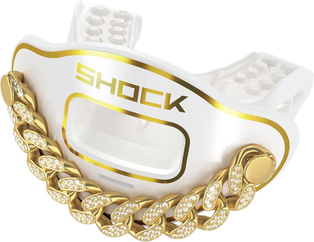 Shock Doctor Football Lip Guard (Adult, White)