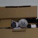 TUYU Electric Spin Scrubber, Full-Body IPX7 Waterproof Bathroom Scrubber with Power LCD Display, Adjustable Extension Handle, Cordless Shower Cleaner Brush for Bathtub Kitchen Wall Cleaning (Black)