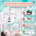 Montessori Mobile Baby for Crib (TINITIGIES) - Black and White Mobile Give Visual Stimulation to Engage Your Newborn - Baby Crib Mobile for Boys & Girls - Baby Mobile for Crib (Geometry)