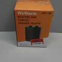 Small Space Heater, 1500W Portable Heaters for Indoor Use with Thermostat, PTC Ceramic Desk Heater for Office, Fan Only Electric Heater for Room Home Bedroom