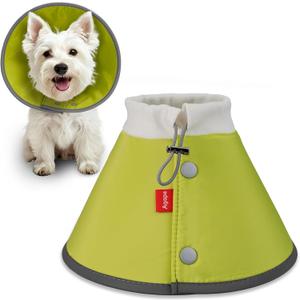 Agape Soft Dog Cone for Small Dogs & Cats, Comfy Dogs Recovery Collar After Surgery, Adjustable E Collar Alternative to Stop Licking, Protective Elizabethan Cones for Pup&Kitty, Comfortable Dog Cones