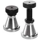 Yarlung 2 Pack Adjustable Screw Jack, Machinist Jack Post Height 2.75" to 4.25", Heavy Duty Screw Jack Stands for Leveling Work, Milling Drilling Machines