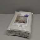 MIULEE 100% Blackout Curtains 102 Inch Long 2 Panels Set for Bedroom, Thick Faux Linen Black Out Curtain Room Darkening Back Tab Pleat Window Textured Drapes with Hooks for Living Room, Light Beige