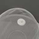 Metal Mesh Fruit Bowl with Lid & Basket - Fruit Fly Proof Kitchen Counter Storage for Fruits & Veggies (white/1PCS)