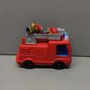 Fisher-Price Little People Toddler Toy Fire Truck Musical Push-Along Vehicle with 2 Figures for Pretend Play Ages 1+ Years