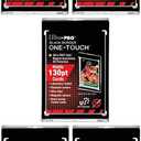 Ultra Pro Black Border One-Touch Card Holder 130pt (5 Pack)