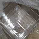 Geelin 6 Pack Acrylic Risers for Display Acrylic Cube Boxes Risers Display Stands with Hollow Bottoms Decorative Stand for Jewelry Candy Table Decor 6 Sizes(Clear,3 to 8 Inch,Square)