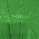 Funlingo Women's Summer Tops Short Sleeve Dressy Chiffon Blouses V Neck Work Tunic Tops Casual Loose T-Shirts (Dark Green)