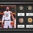 Championship Ring Display Case,4 Ring Posts Sports Ring Display Case Wooden Shadow Box with a Real Glass Panel,witha5x7Photo Frame,for Baseball Basketball Football Softball Award Rings Fan Souvenirs