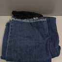 Foucome Women's Maternity Jeans Straight Leg Relaxed Fit Comfy Stretchy Trendy Pregnancy Denim Pants Vintage Blue, Size: M