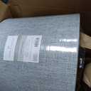 Adesso SH0034 White Uno Fitter Light Blue Textured Tapered Drum Shade
