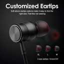 Rythflo Bluetooth Headphones, 150H Playtime Wireless Bluetooth Earbuds w/Mic in-Ear Magnetic Neckband Earphone, IPX7 Sweatproof Deep Bass Headset for Home, Traveling, Outdoor, Business Trips