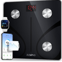 RENPHO Smart Scale for Body Weight, FSA HSA Eligible, Digital Bathroom Scale BMI Weighing Bluetooth Body Fat Scale, Body Composition Monitor Health Analyzer with Smartphone App, 400 lbs - Elis 1
