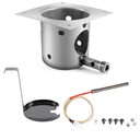 Upgrade Grills Replacement Parts Kit for Pit Boss, Traeger Wood Pellet Grills, Include 2.0 RPM Auger Motor, Hot Rod Ignitor, Fire Burn Pot, Induction Fan, Fit for Camp Chef, Z Grills Pellet Grill