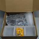 FZK Peg Board Wall Organizer Kit. Heavy Duty, 82PCS Metal Pegboard, Black, 36 * 24