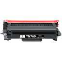 TN760 TN-760 Toner Cartridge Replacement for Brother TN760 TN-760 TN 760 MFC-L2710DW MFC-L2750DW HL-L2350DW HL-L2370DW HL-L2395DW HL-L2390DW DCP-L2550DW Printer High Yield Black 1 Pack