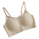 Fairy Womens Seamless Wireless Comfort Bra with Soft Support No Underwire Push Up T-Shirt Bra, Size XL