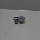 DODOBETTER Universal Bathroom Sink Stopper, Pop Up Sink Drain Strainer Plug with Removable Stainless Steel Filter Basket Hair Catcher,Brass Body,Bathroom Bathtub Drain Stopper(2 PCS),Brushed Silver