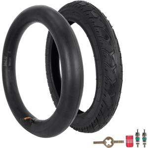 RUTU 16x2.5 Tire and Inner Tube Set, 16x2.50 Scooter Tire for Ebikes Kids Bikes, 65-305 Tires Fit for Scooter BMX Bicycles Electric Bikes