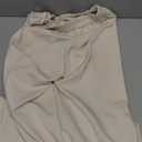 SHENHE Women's Satin Wide Leg Pants Drawstring Flowy Dressy Silky Business Causal Beach Vacation Pants (Apricot), Small