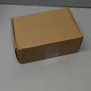 Satin Brass Door Knobs Interior, Modern Round Passage Brushed Gold Brass Door Knobs Door Handles Contemporary for Hall and Closet Rectangle, Passage, Brushed Brass