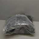 YIHOUSE Memory Foam Black Bathroom Rug Sets 5 Piece, Ultra Absorbent Bath Mat for Bathroom  NonSlip Machine Washable & Dry Quickly, 5 Piece Bathroom Mat Set, Black