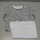 RoseSeek Girl's Long Sleeve T Shirt Slim Fit Crewneck Fall Basic Tees Ribbed Knit Crop Top for Girls Striped Multicolor 11Y