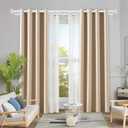 KAMANINA 1 Inch Double Curtain Rods for Windows 66 to 120 Inches (5.5-10 Feet), Adjustable Heavy Duty Drapery Rod, Telescoping Dual Curtain Rod with Square Ends, Ivory White