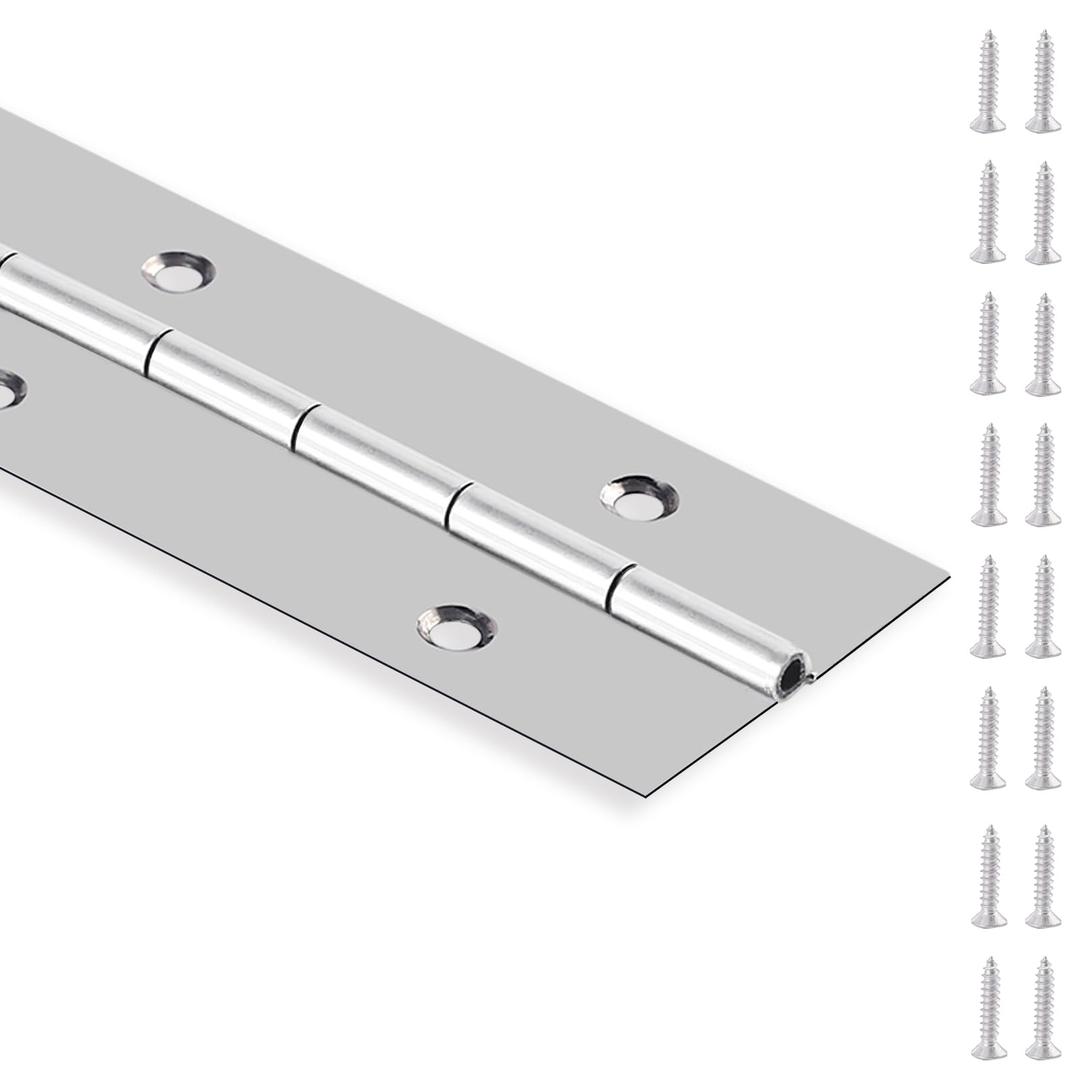 Piano Hinge 48 Inch Heavy Duty Stainless Steel Piano Hinge