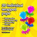 Ring Pop Lollipops - Bulk Candy Individually Wrapped Suckers Variety Party Pack- 20 Count w/Assorted Flavors - Hard Candy for Party Favors, Kids & Goodie Bags (EXP 08/22/27)