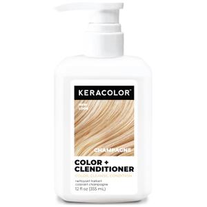Keracolor Color + Clenditioner 3-in-1 Color-Depositing Conditioner, Gently Cleanses & Conditions, Semi-Permanent Hair Color, 23 Shades, 12 Fl Oz (Honey)