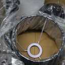 Table Lamp, Bedside Lamp Set of 2 with Dual USB Charging Ports, Modern Nightstand Light Perfect for Bedroom, Living Room, Study Room (Black)