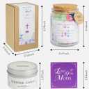 3 x Bible Verse Jar for Mom, 108 Color-Coded Encouraging Bible Verses, 6 Emotion Assorted, Inspirational Christian Religious Gift, Heartfelt Birthday Mothers Day Present for Women
