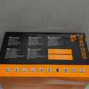 Bluetooth Speaker, 30W Portable Bluetooth Boombox with Subwoofer, FM Radio, RGB Colorful Lights, EQ, Stereo Sound, Booming Bass, 10H Playtime Wireless Party Speaker for Home, Outdoor, Travel, Camping (Black Gold)