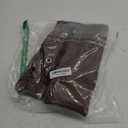 Biscaynebay Fabric Shower Curtain or Liner 72" by 72", Brown Water Repellent Damask Stripes Bathroom Curtains Machine Washable